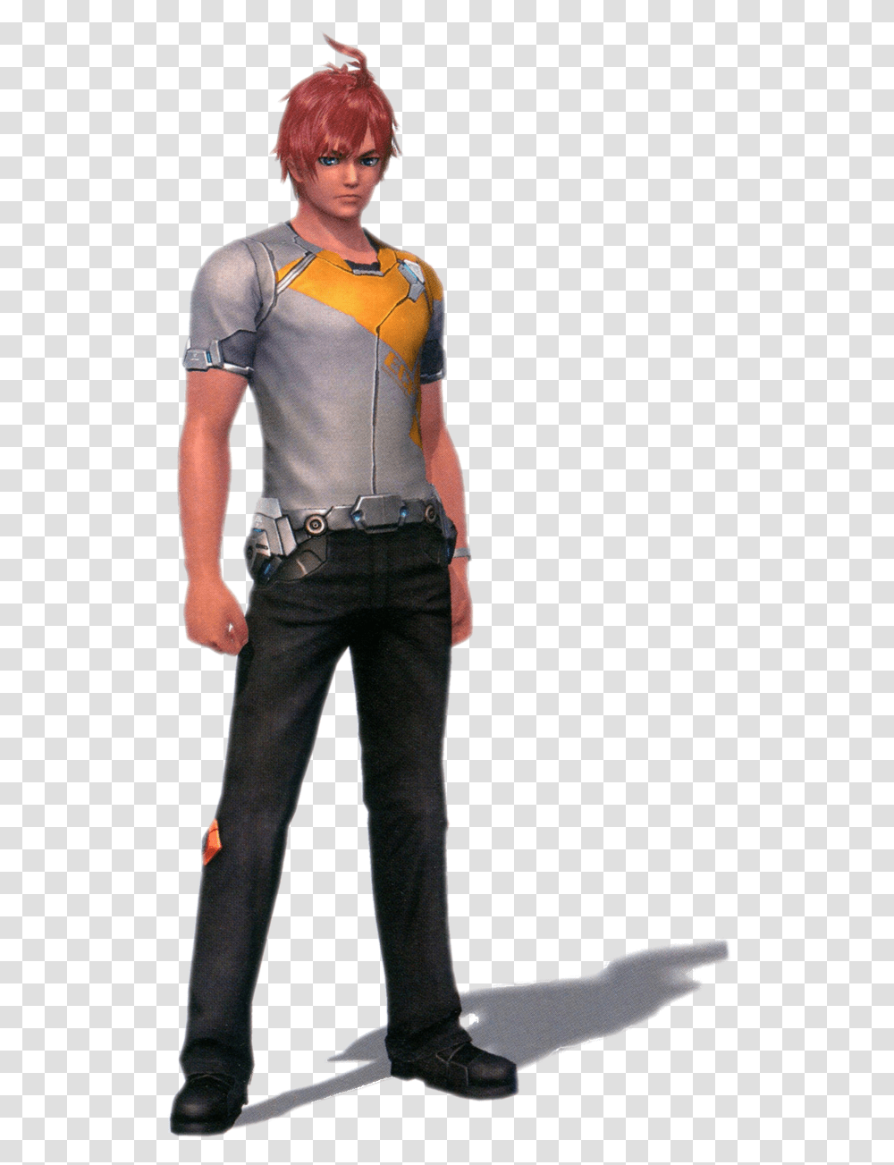 Cross Xenoblade, Pants, Person, Sleeve Transparent Png