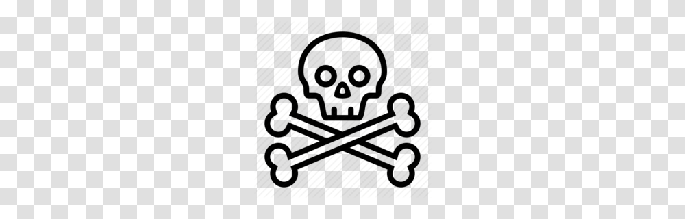 Crossbones Clipart, Rug, Stencil Transparent Png