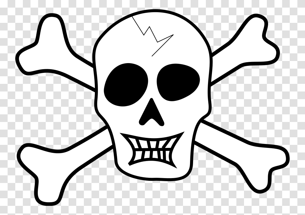 Crossbones, Label, Stencil, Face Transparent Png