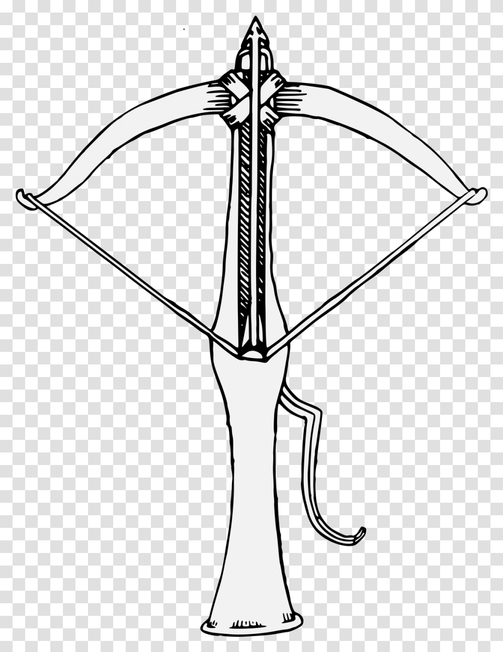 Crossbow Easy Crossbow Drawing, Axe, Tool, Archery, Sport Transparent Png