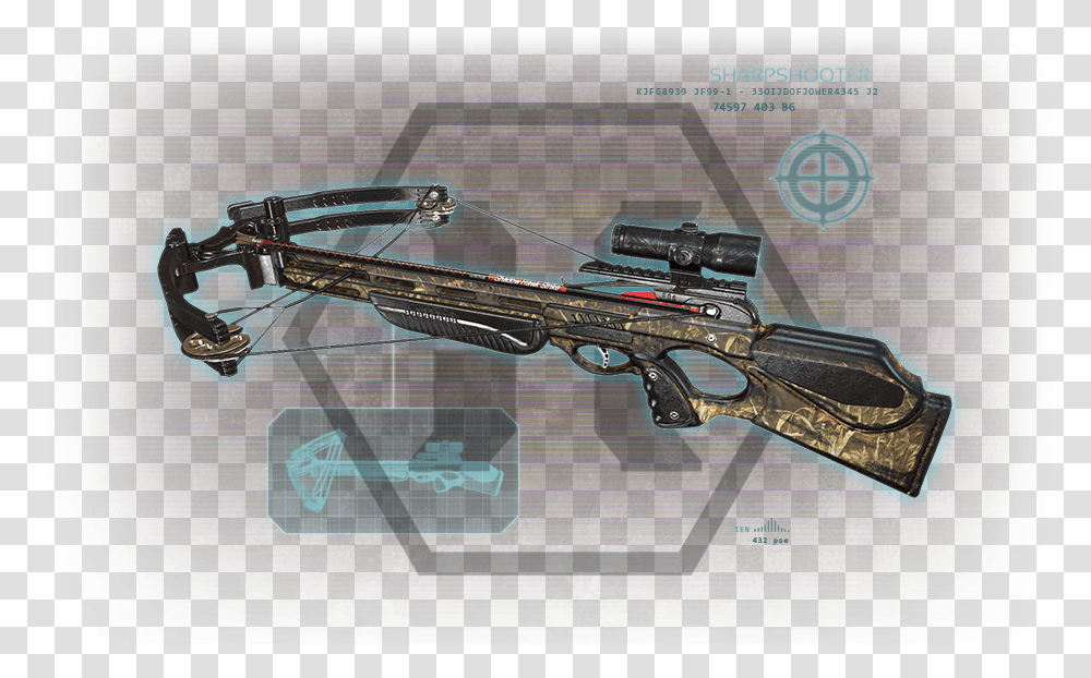 Crossbow, Gun, Weapon, Weaponry, Counter Strike Transparent Png