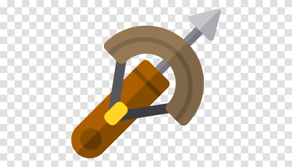 Crossbow Weapon Medieval Weapons Arrow Miscellaneous Icon, Hammer, Tool, Weaponry, Light Transparent Png