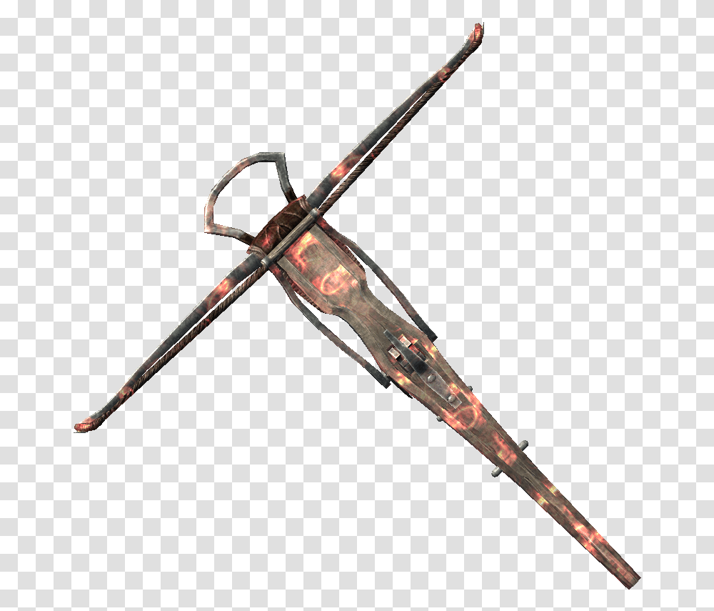 Crossbowoffiredamage Crossbow, Arrow, Weapon, Weaponry Transparent Png