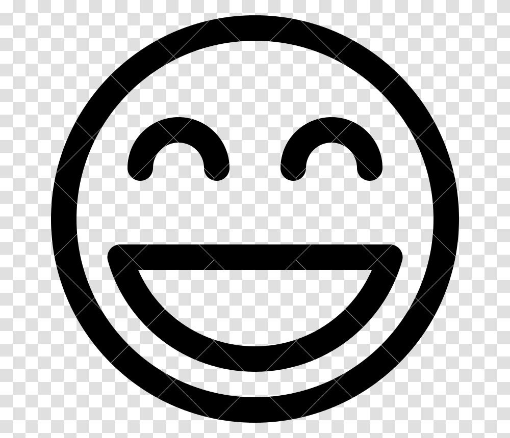 Crossed Arms Emoji Open Mouth Smiley Face Black And White, Alphabet, Plot Transparent Png