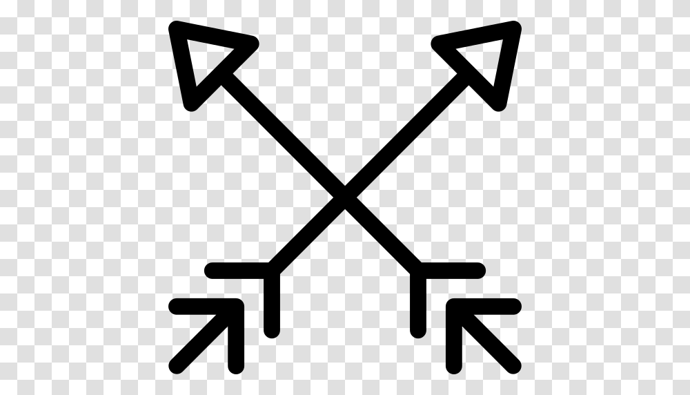 Crossed Arrows Icon, Gray, World Of Warcraft Transparent Png