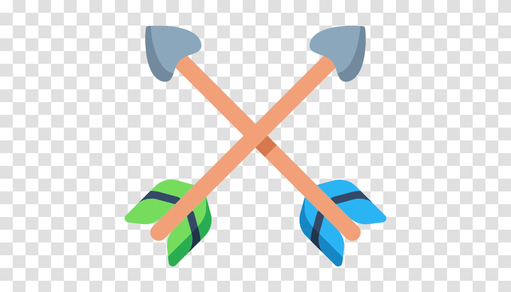 Crossed Arrows, Shovel, Tool, Axe Transparent Png