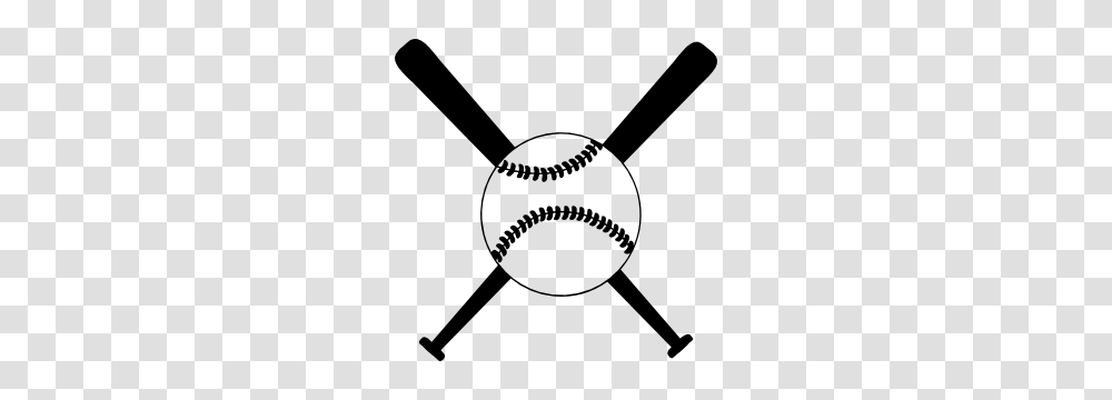 Crossed Baseball Or Softball Bats Sticker, Team Sport, Sports, Baseball Bat Transparent Png