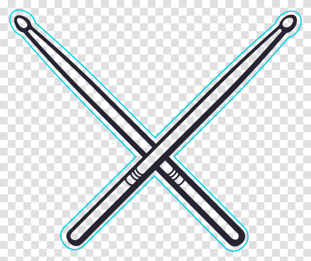 Crossed Drumsticks Clipart Drum Sticks Cross, Baton, Arrow, Weapon Transparent Png