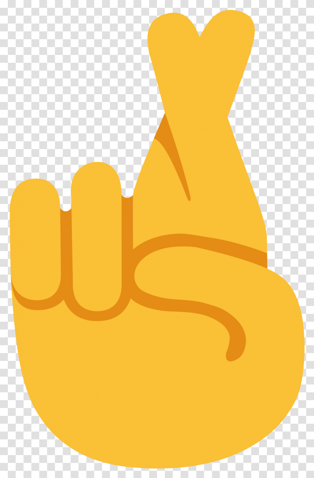 Crossed Fingers Emoji Clipart Download Fingers Crossed Emoji, Hand, Food, Fist, Sweets Transparent Png