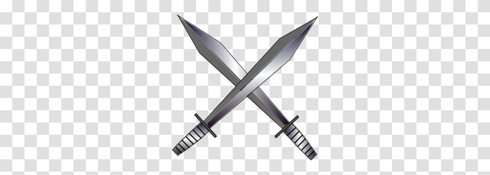 Crossed Guns Clipart Free Clipart, Sword, Blade, Weapon, Weaponry Transparent Png