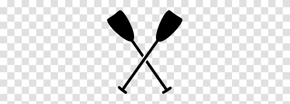 Crossed Oars Sticker, Paddle, Bow Transparent Png