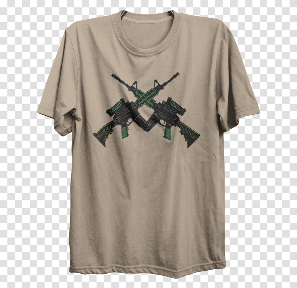 Crossed Rifles, Apparel, T-Shirt, Person Transparent Png