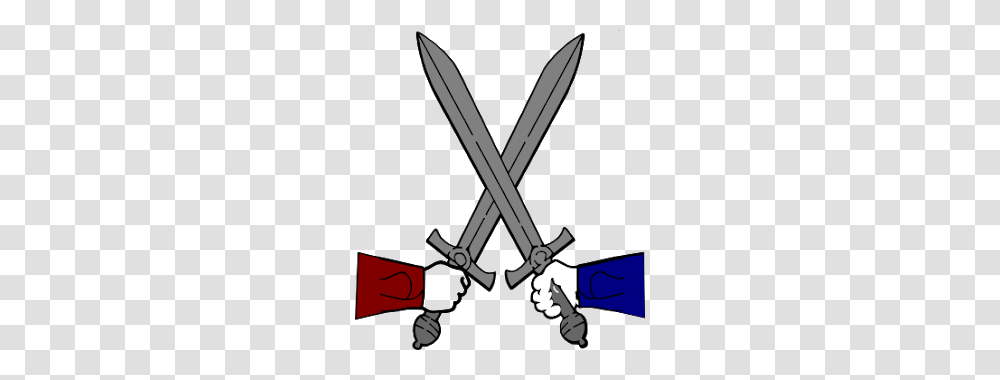 Crossed Swords Clipart Free Clipart, Weapon, Weaponry, Blade, Scissors Transparent Png