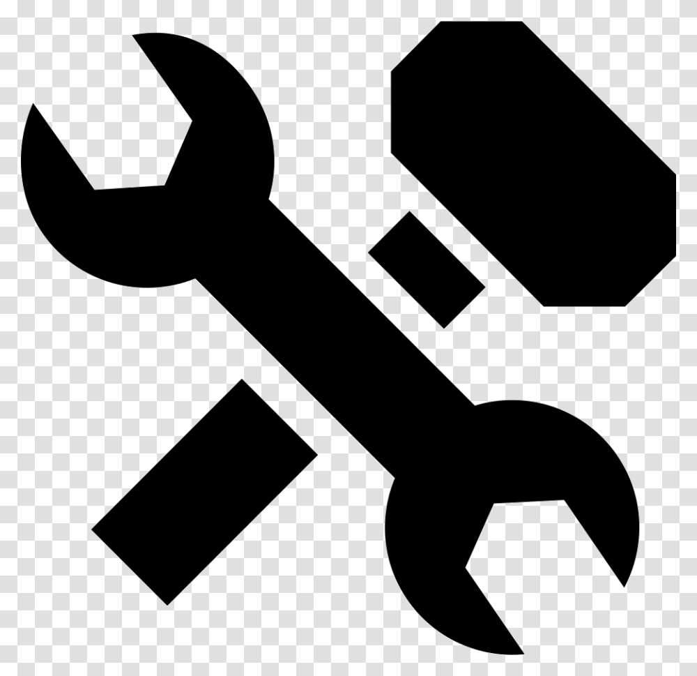 Crossed Wrench Clipart Hammer And Wrench, Axe, Tool, Emblem Transparent Png