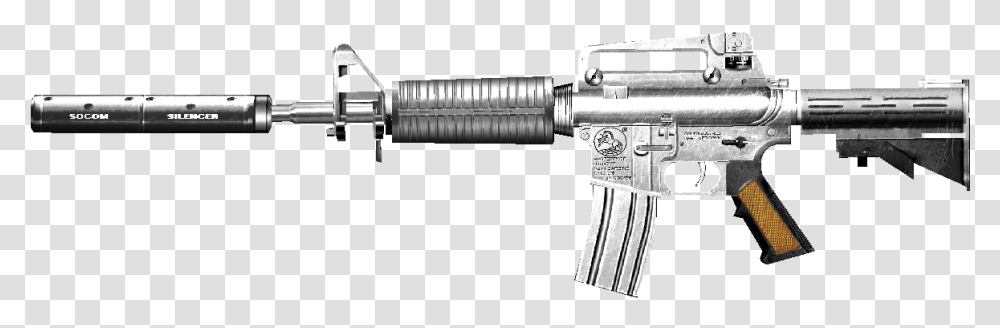 Crossfire M4a1 Gun, Weapon, Weaponry, Rifle, Machine Gun Transparent Png