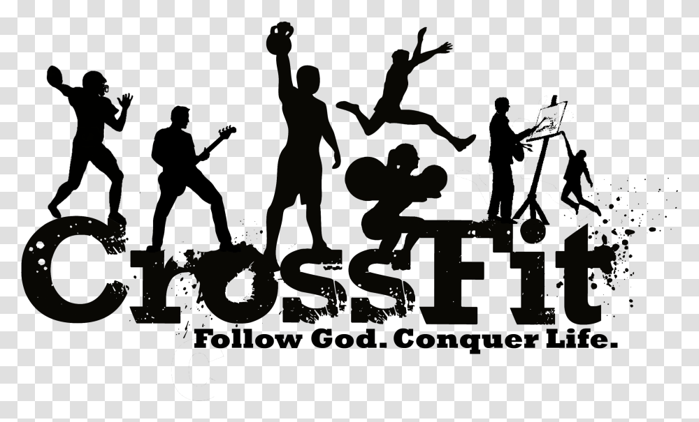 Crossfit Drums Fitness Centre Crossfit Bloemfontein Bass Guitar Player Silhouette, Alphabet, Person, Word Transparent Png