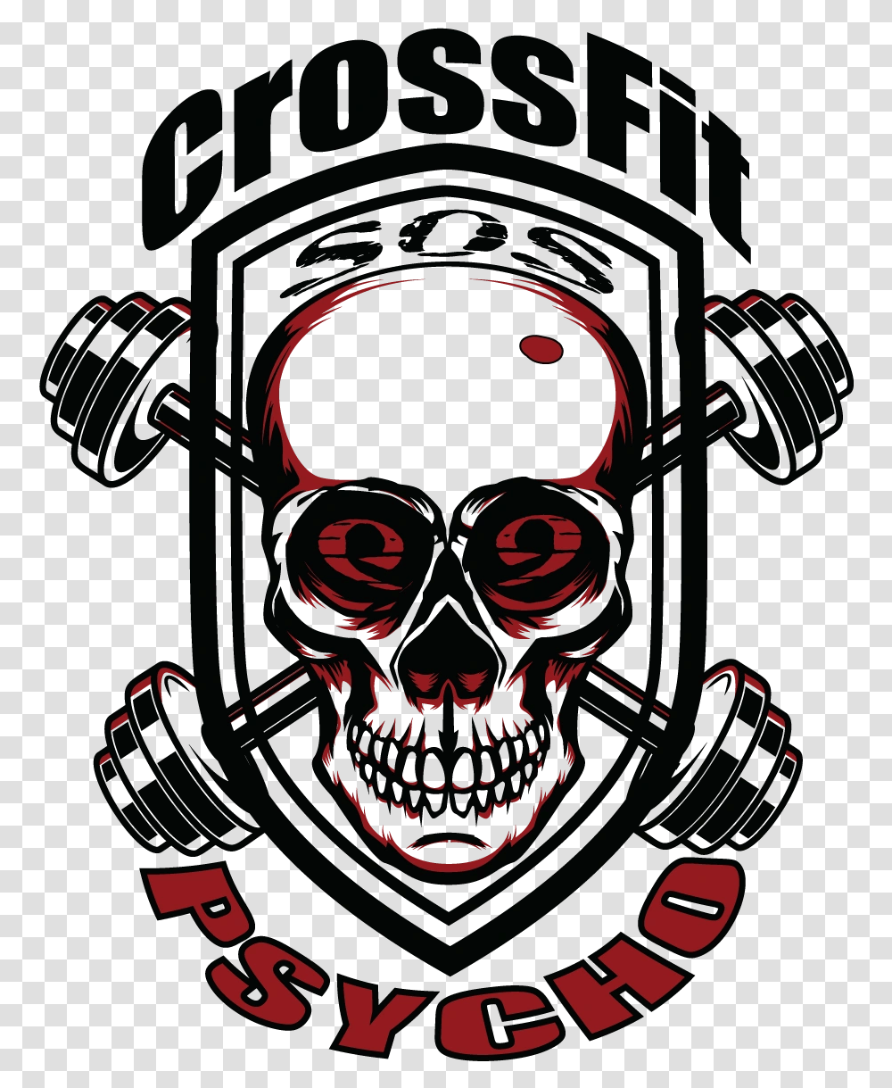Crossfit Psycho Illustration, Pirate, Symbol, Emblem, Architecture Transparent Png
