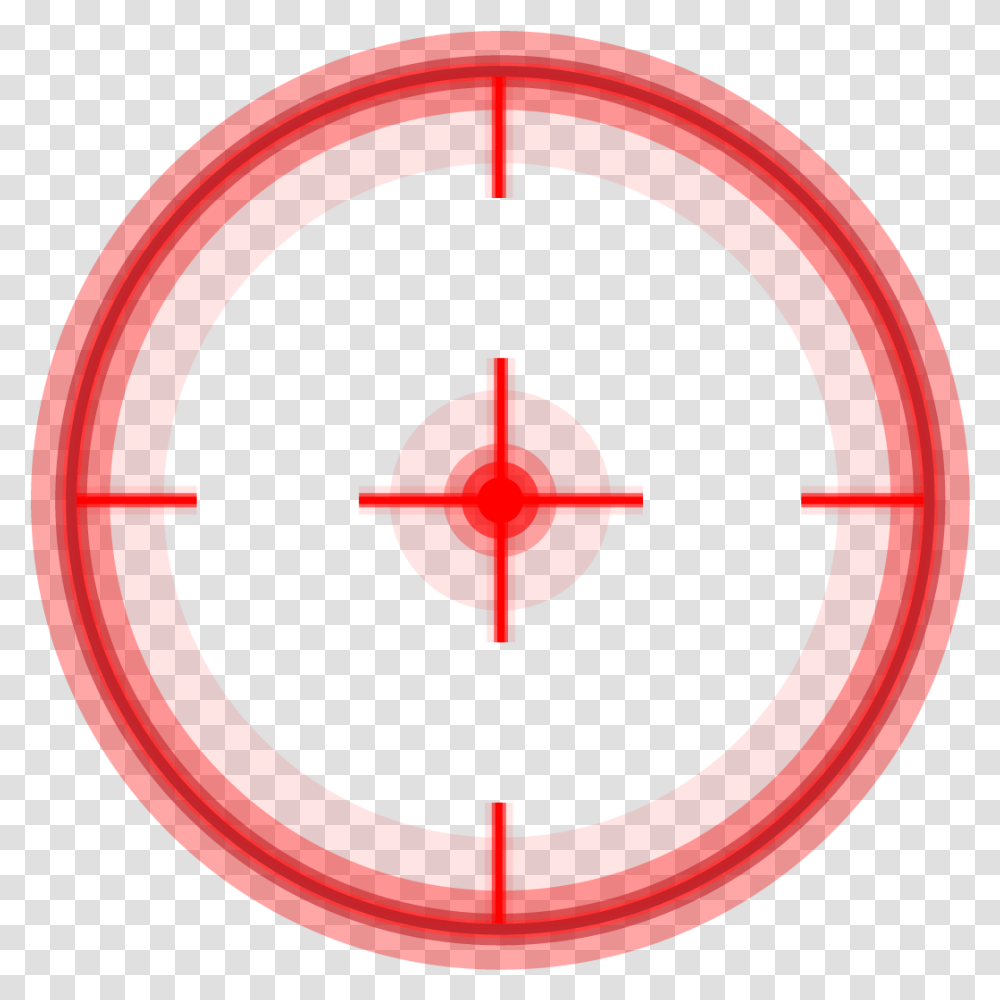Crosshair Circle Red Crosshair, Shooting Range Transparent Png