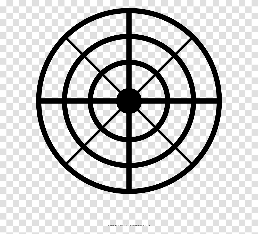 Crosshair Coloring Page, Gray, World Of Warcraft Transparent Png