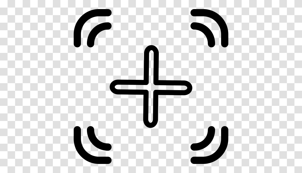 Crosshair Icon Free Of Clean Icons, Gray, World Of Warcraft Transparent Png