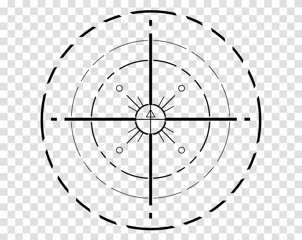 Crosshair Lineart Circle, Number, Spiral Transparent Png