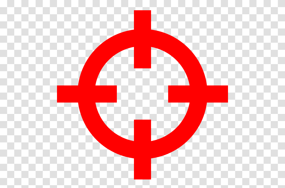 Crosshairs Red, Hand, Star Symbol Transparent Png