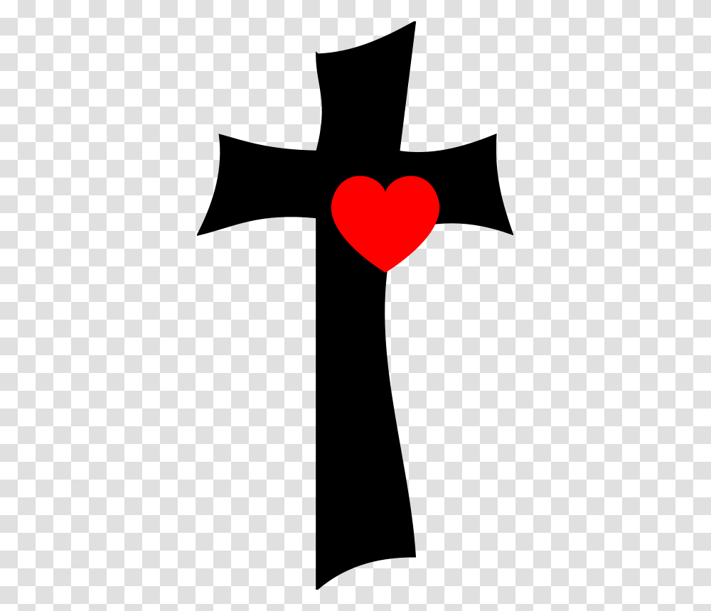 CrossHeart, Religion, Moon, Outer Space, Night Transparent Png