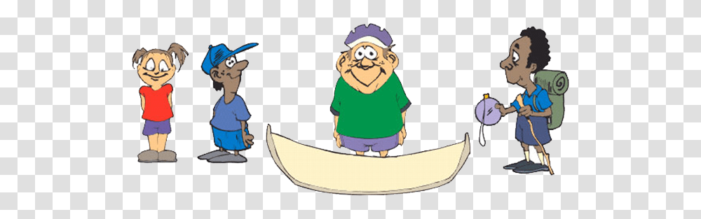 Crossing The River Cartoon, Boat, Vehicle, Transportation, Rowboat Transparent Png