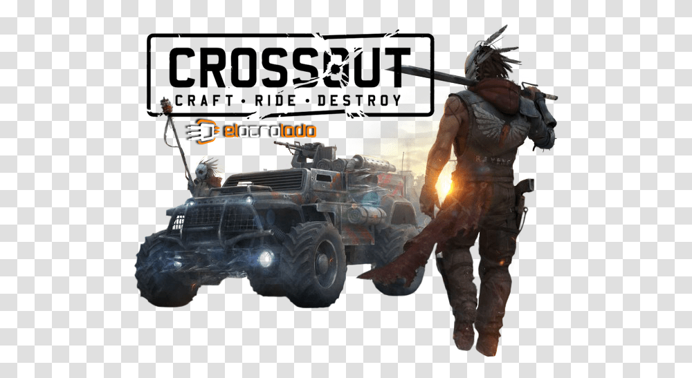 Crossout 8 Image Crossout, Person, Wheel, Machine, Tank Transparent Png