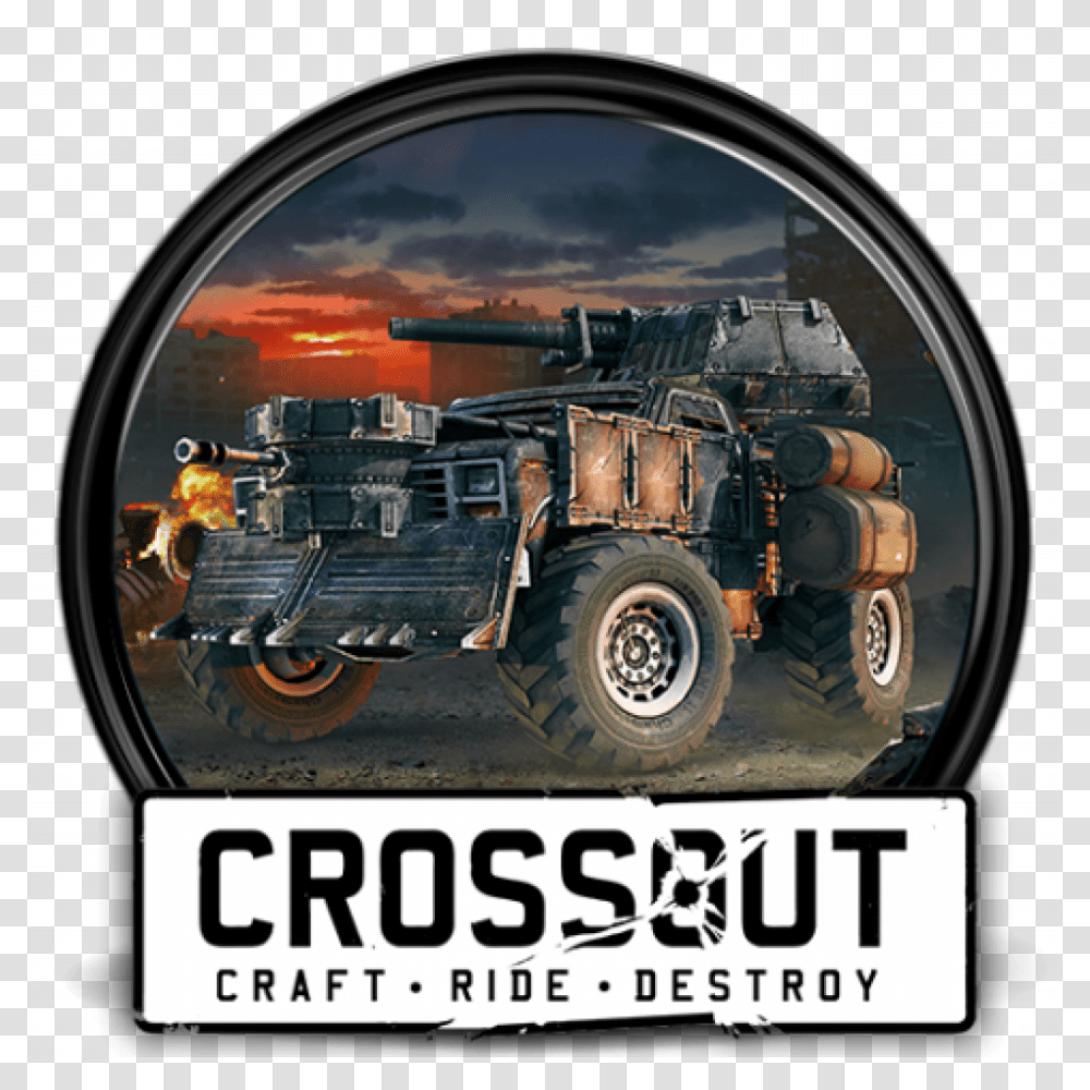 Crossout Logo, Tire, Wheel, Machine, Transportation Transparent Png