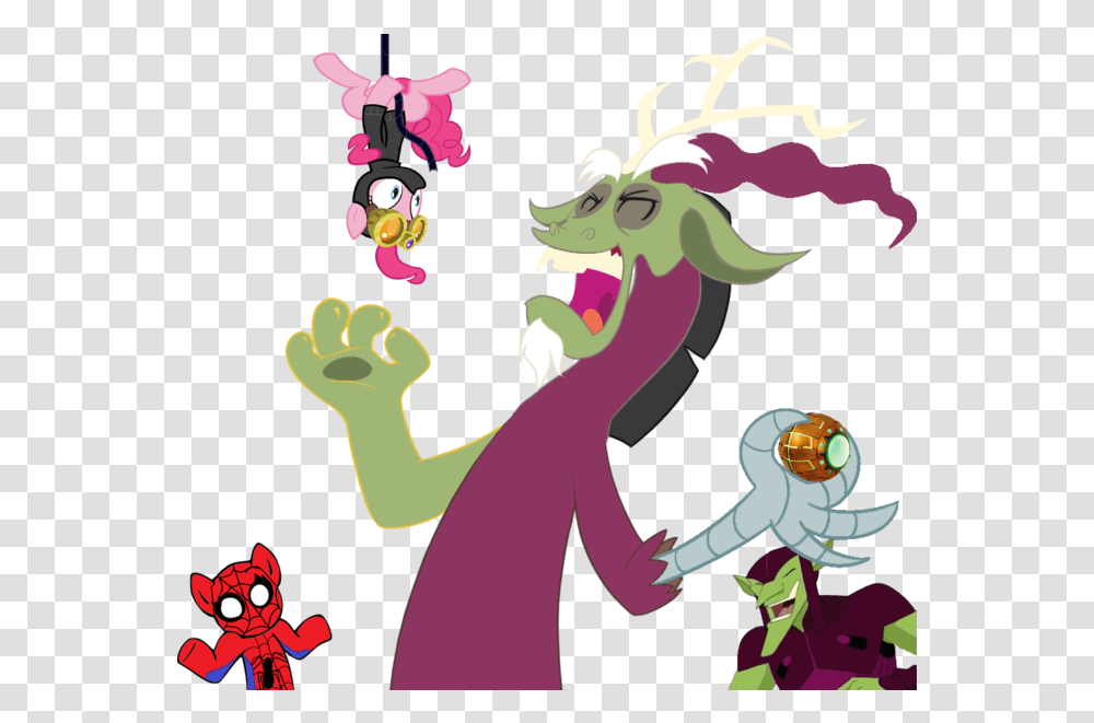 Crossover Discord Green Goblin Pinkie Pie Cartoon, Person, Human, Juggling, Performer Transparent Png