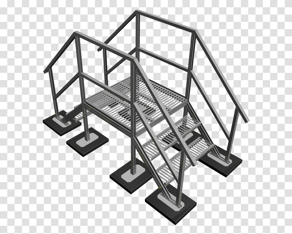 Crossover Stair, Handrail, Banister, Staircase, Machine Transparent Png
