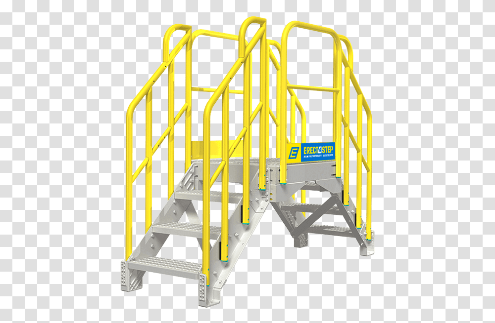 Crossover Stairs, Handrail, Banister, Bulldozer, Tractor Transparent Png