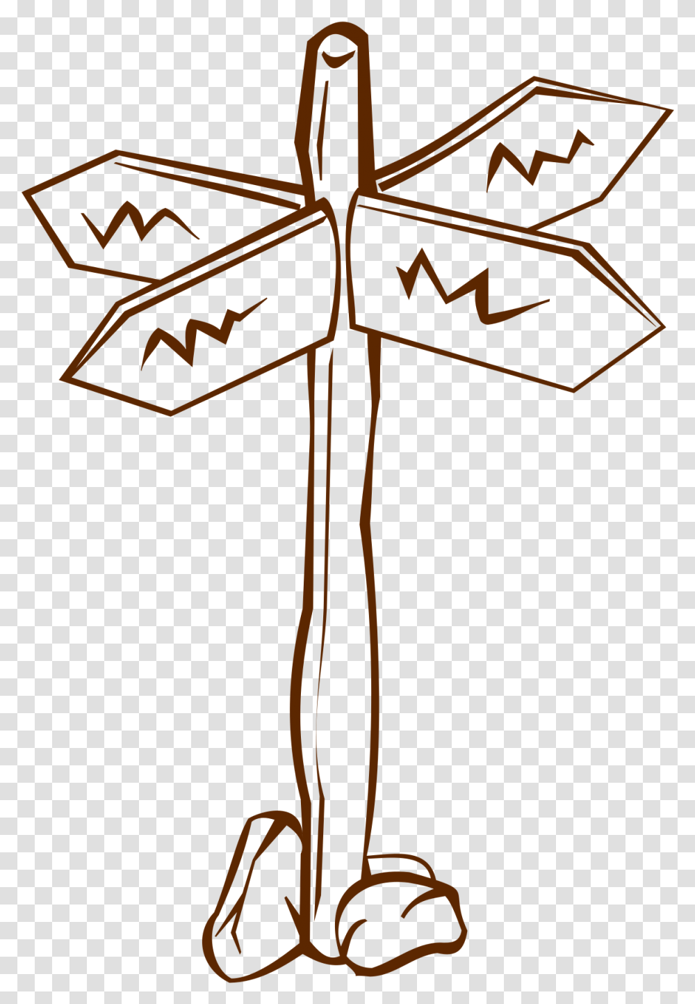 Crossroads Sign 1 Clip Arts Crossroads Clipart, Tree, Plant, Leaf Transparent Png