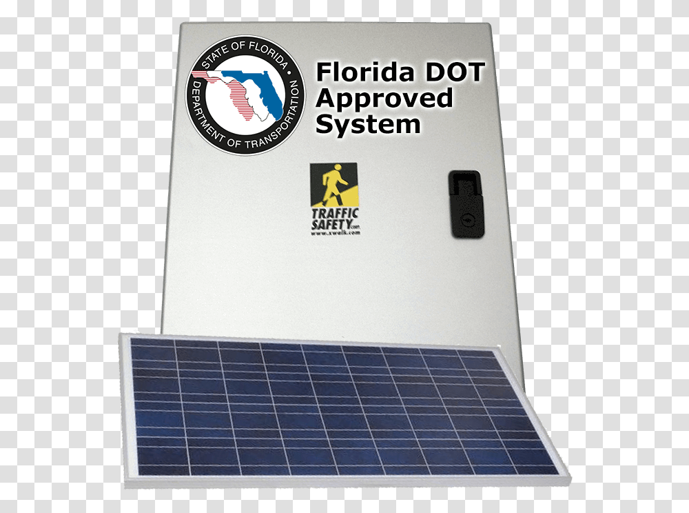 Crosswalk System Controller Solar Powered Model Florida Department Of Transportation, Solar Panels, Electrical Device Transparent Png
