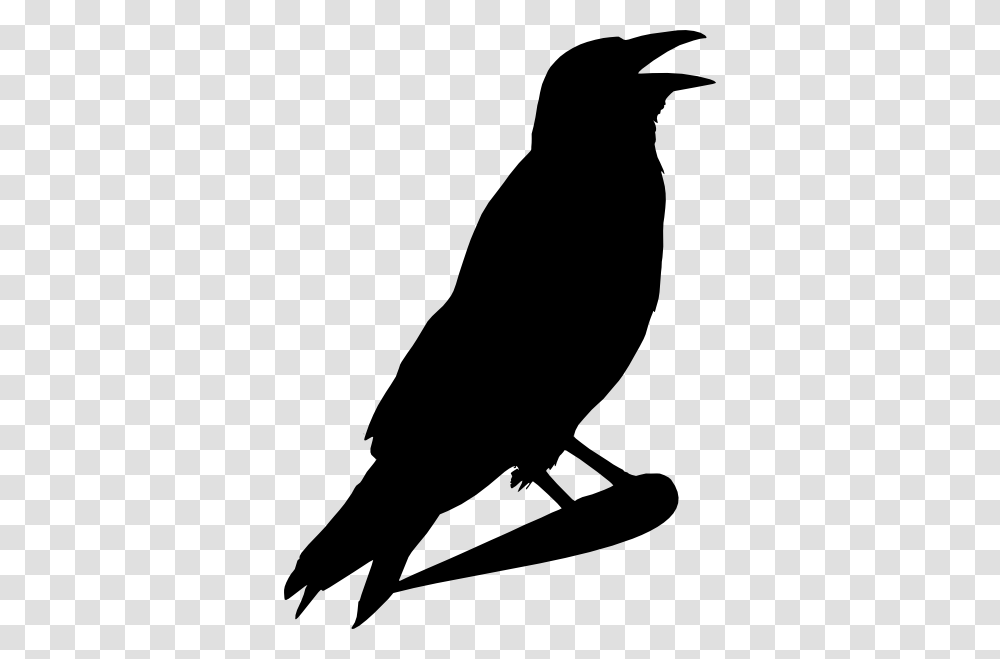Crow Clipart Clip Art Images, Silhouette, Stencil, Animal, Person Transparent Png