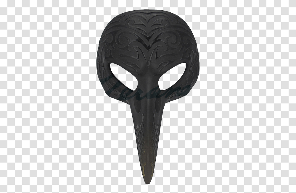 Crow Mask Wall Plaque Black Crow Mask, Cross, Alien Transparent Png