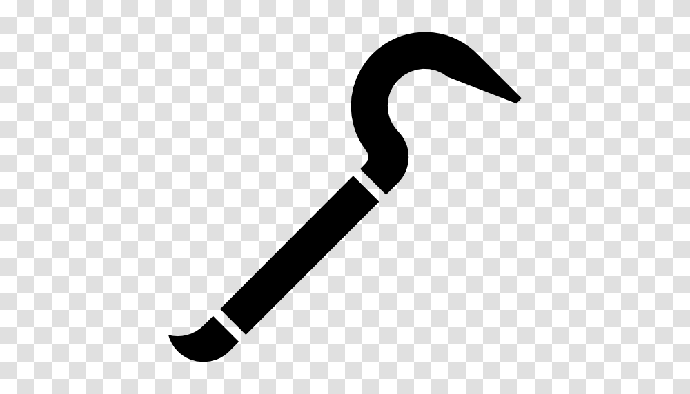 Crowbar, Hammer, Tool, Stick, Cane Transparent Png