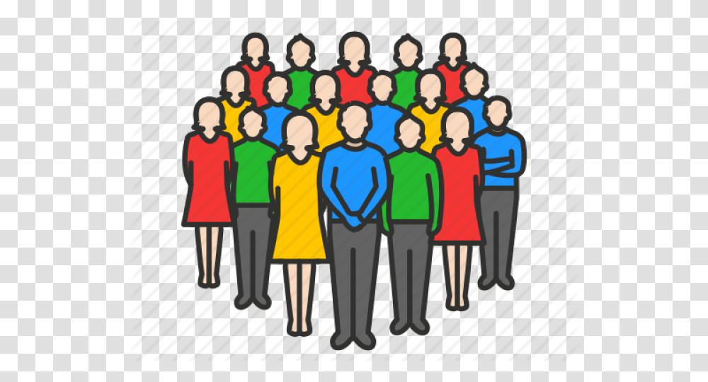Crowd Clipart Bunch Person, Poster, People, Word, Huddle Transparent Png