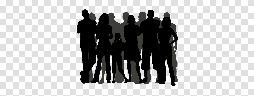 Crowd Funding Crowd, Silhouette, Person, People Transparent Png