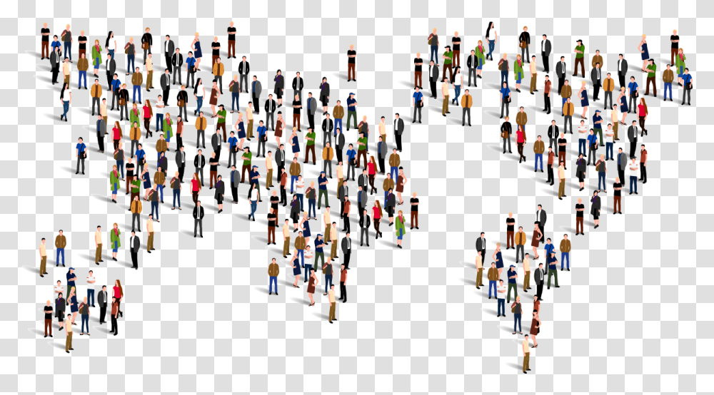 Crowd Of People Crowd Of People Top View, Person, Audience, Poster, Advertisement Transparent Png