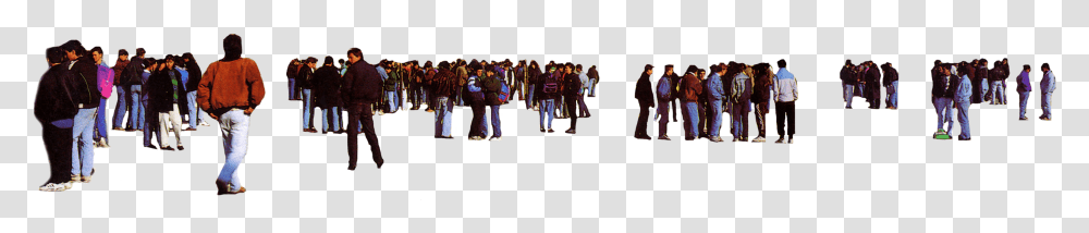 Crowd Of People Walking, Person, Human, Huddle, Suit Transparent Png