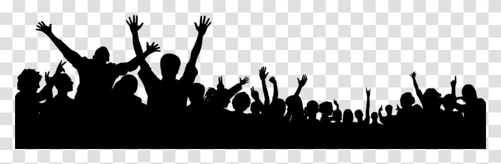 Crowd, Person, Audience, Human, Silhouette Transparent Png