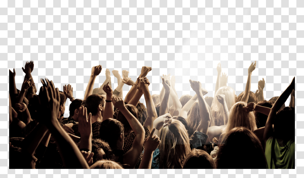 Crowd, Person, Human, Audience, Rock Concert Transparent Png