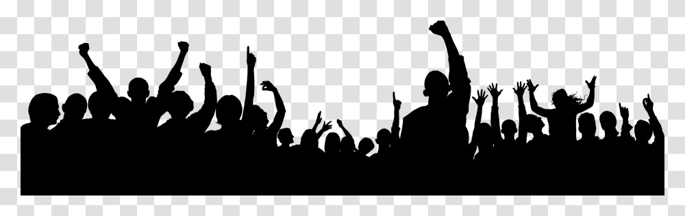 Crowd, Person, Human, Audience, Silhouette Transparent Png