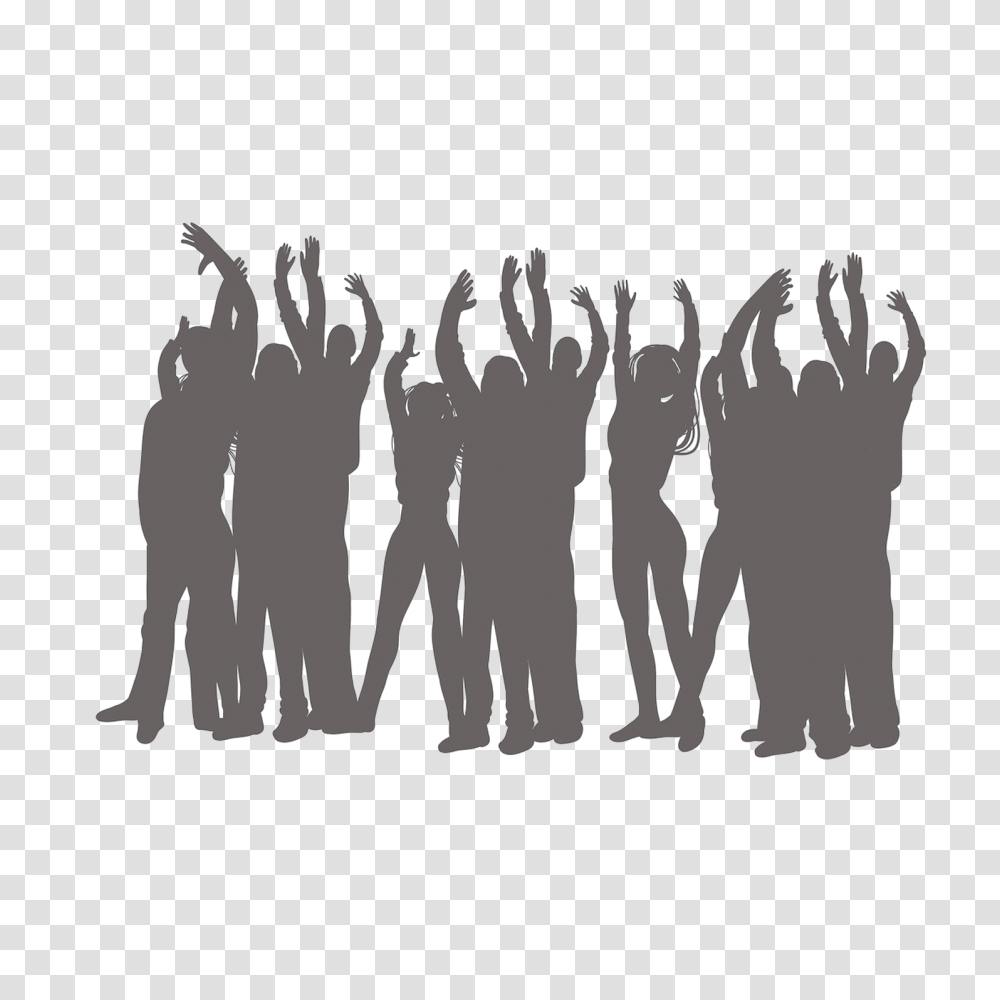 Crowd, Person, Human, Audience, Silhouette Transparent Png