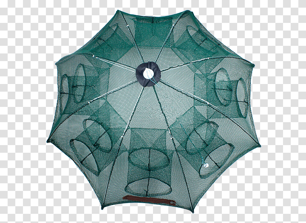Crowd Renqun Fish Cage Fishing Net Cage Automatic Folding Jaring Udang, Umbrella, Canopy, Rug Transparent Png