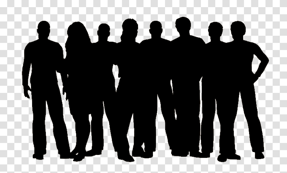 Crowd, Silhouette, Person, Human, People Transparent Png