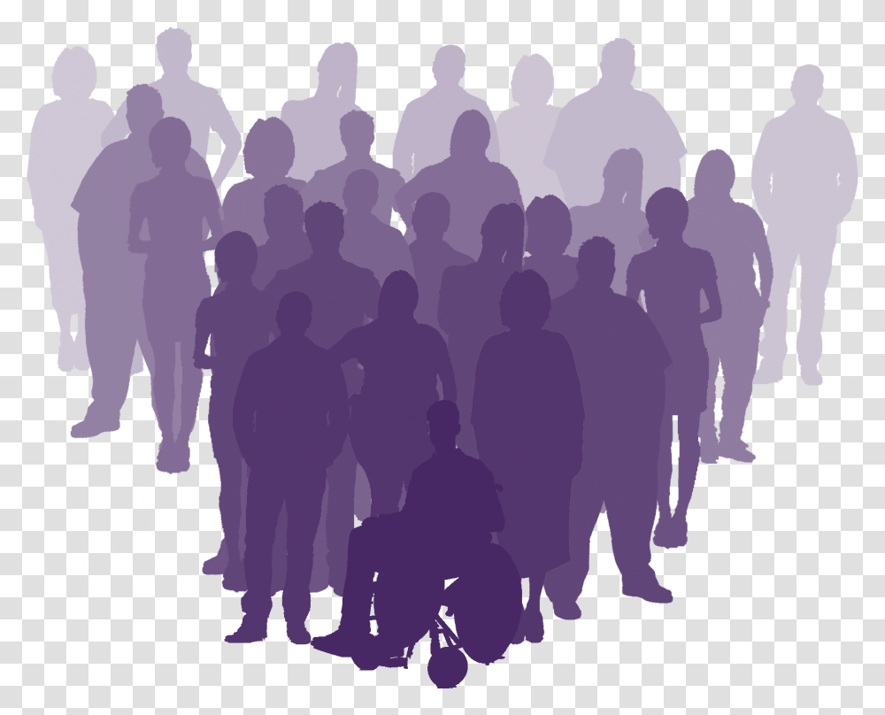 Crowd Silhouette Social Group Download Original Common Group Of People, Person, Audience, Worship, Nature Transparent Png