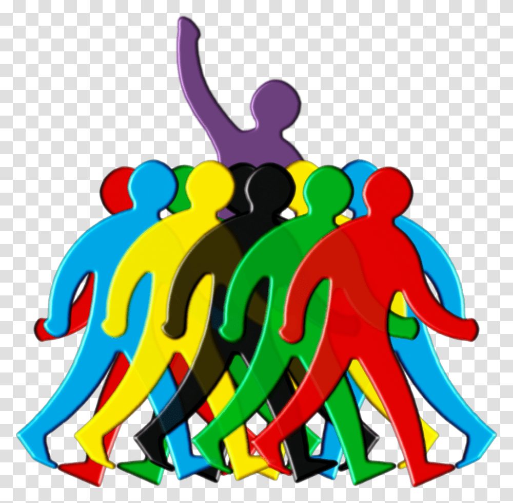 Crowd Stand Out Group Personnel Staff Workforce School Leadership Clipart, Light, Parade, Swimming Transparent Png
